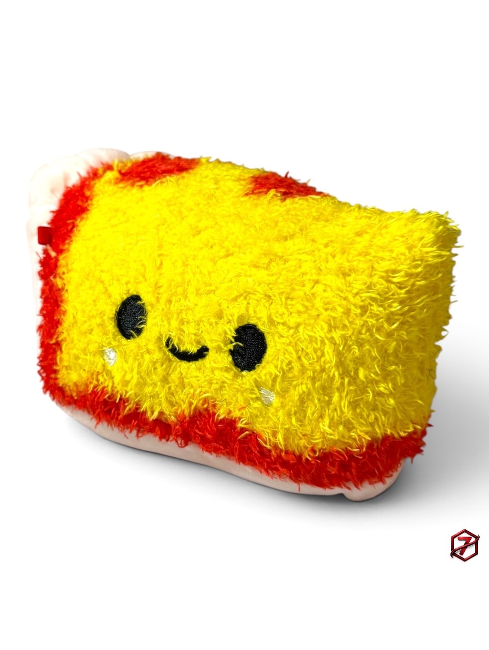 MGA Fluffie Stuffiez Cake Pizza Small Plush Series 2 Yellow Red